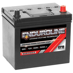 005L EFB Enduroline Start Stop Car Battery 60Ah