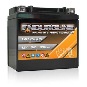 ENTX5L-BS Enduroline Advanced Motorcycle Battery 12V 5Ah