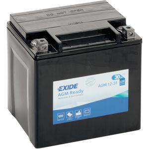 AGM12-31 Exide AGM Ready Motorcycle Battery 12V (4990)