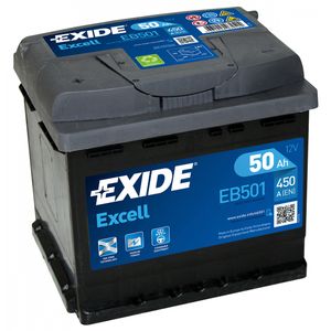 077SE Exide Excell Car Battery EB501