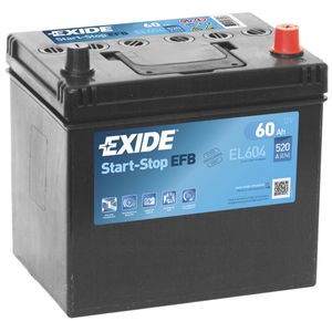 Exide 005L EFB Car Battery 60Ah EL604