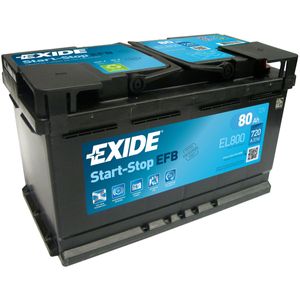 Exide 115 EFB Car Battery 80Ah EL800
