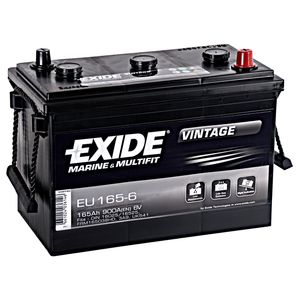 EU165-6 Exide Marine Leisure Multifit Vintage Battery