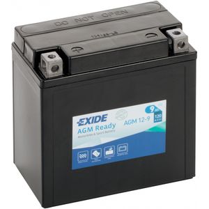 AGM12-9 Exide AGM Ready Motorcycle Battery 12V (4913)