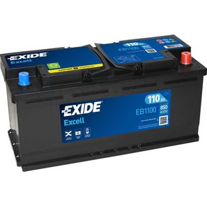 EB1100 Exide Excell Car Battery (W020SE) 12V 110Ah 850CCA