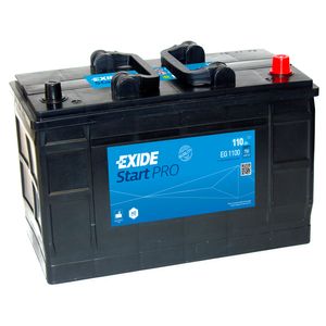 W663SE Exide Start PRO Heavy Duty Commercial Professional Battery 12V 110Ah EG1100