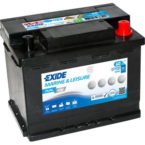 Exide EP500 Marine Leisure DUAL AGM Battery 