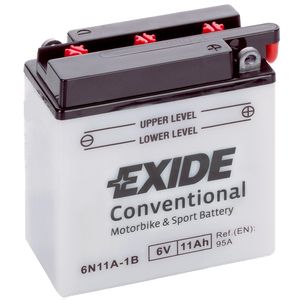 Exide 6N11A-1B 6V Conventional Motorcycle Battery