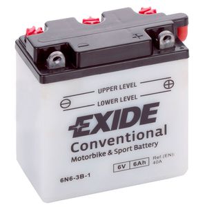 Exide 6N6-3B-1 6V Conventional Motorcycle Battery
