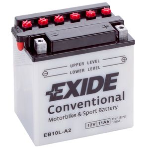 Exide EB10L-A2 12V Conventional Motorcycle Battery