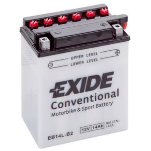 Exide EB14L-B2 12V Conventional Motorcycle Battery