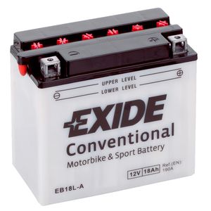 Exide EB18L-A 12V Conventional Motorcycle Battery