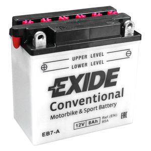 Exide EB7-A 12V Conventional Motorcycle Battery