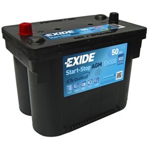 Exide EK508 AGM Car Battery 50Ah