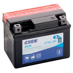 ETX4L-BS Exide Quad Bike ATV Battery