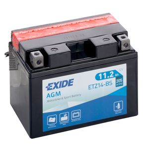 Exide ETZ14-BS 12V AGM Motorcycle Battery