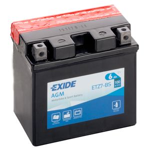 Exide ETZ7-BS 12V AGM Motorcycle Battery