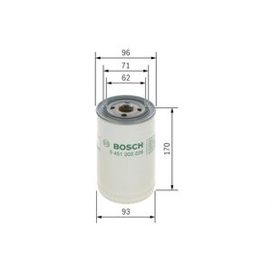 Bosch Oil Filter 0451203226