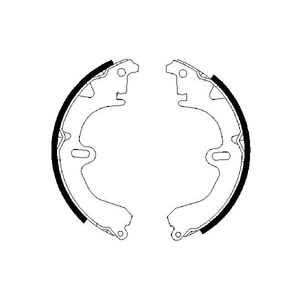 Bosch Brake Shoes Set 0986487203