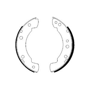Bosch Brake Shoes Set 0986487232