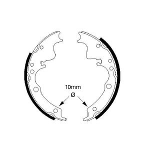 Bosch Brake Shoes Set 0986487347
