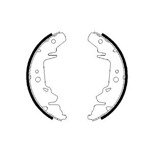 Bosch Brake Shoes Set 0986487659