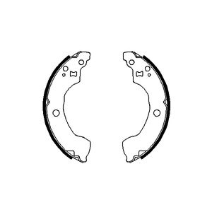 Bosch Brake Shoes Set 0986487691