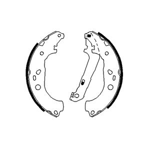 Bosch Brake Shoes Set 0986487696
