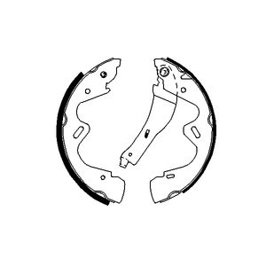 Bosch Brake Shoes Set 0986487700