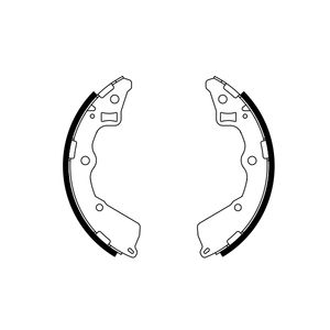 Bosch Brake Shoes Set 0986487757