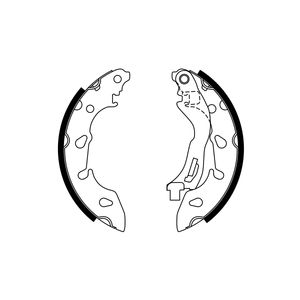Bosch Brake Shoes Set 0986487772