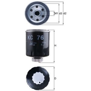 Mahle Fuel Filter KC76