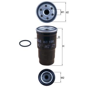 Mahle Fuel Filter KC100D