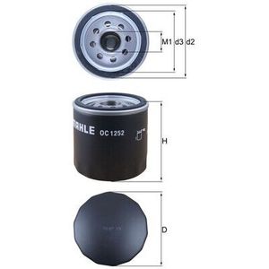 Mahle Oil Filter OC1252