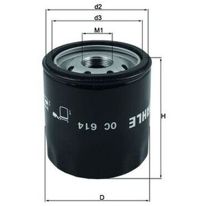 Mahle Oil Filter OC614