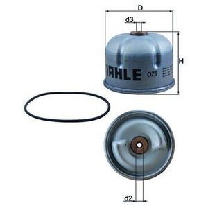 Mahle Oil Filter OZ6D