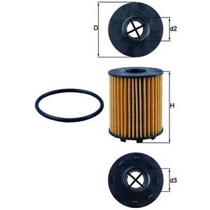 Mahle Oil Filter OX371D