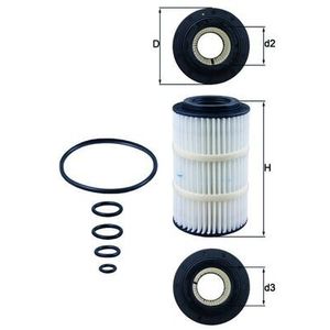 Mahle Oil Filter OX345/7D