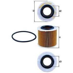 Mahle Oil Filter OX360D