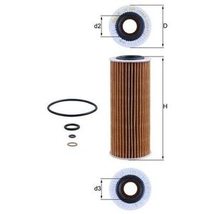 Mahle Oil Filter OX368D1