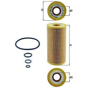 Mahle Oil Filter OX383D