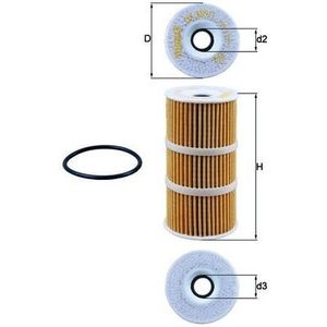 Mahle Oil Filter OX389/1D