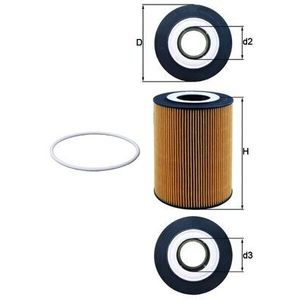 Mahle Oil Filter OX359D