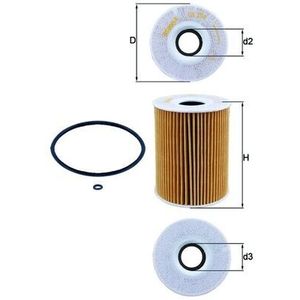 Mahle Oil Filter OX254D1