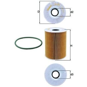 Mahle Oil Filter OX254D5