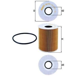 Mahle Oil Filter OX776D