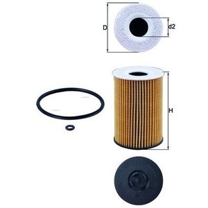 Mahle Oil Filter OX787D