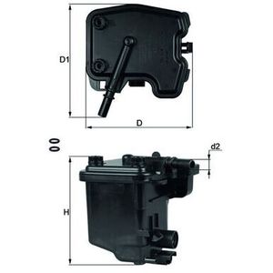 Mahle Fuel Filter KL431D