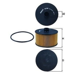 Mahle Oil Filter OX968D