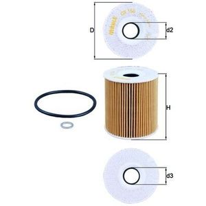 Mahle Oil Filter OX156D